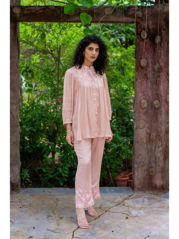 Cherry Blossom Beige Co-Ord (Set of 2)